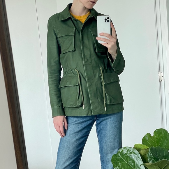 Military jacket - rich green, waterproof & warm - Picture 3 of 5